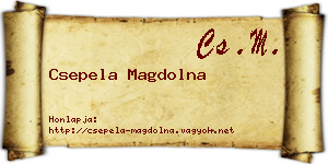 Csepela Magdolna névjegykártya